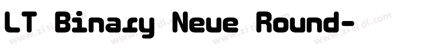 LT Binary Neue Round字体转换